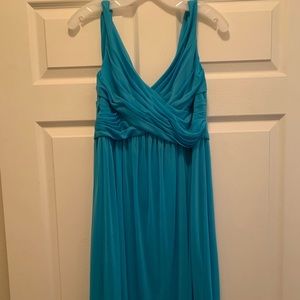 David’s Bridal Blue Bridesmaids Dress Size 6